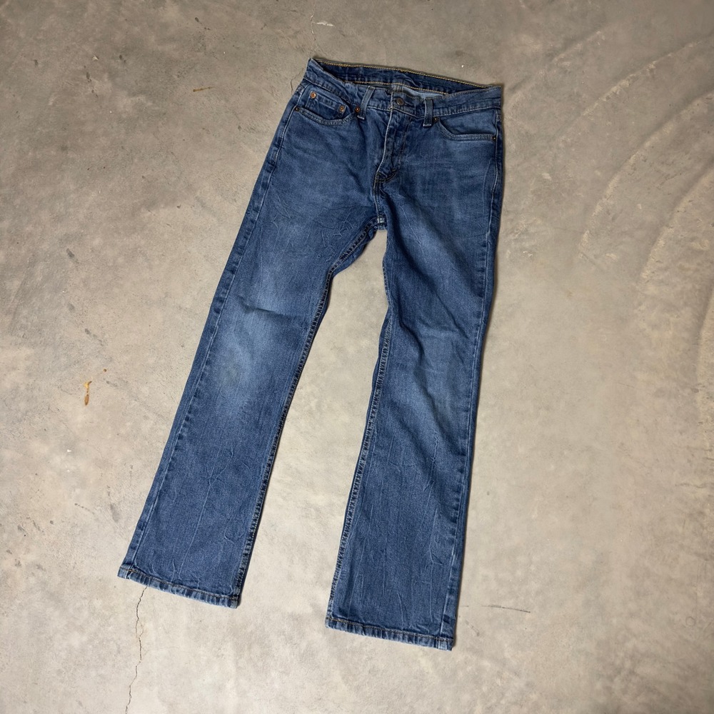 Levi's 527 Slim Bootcut Jeans Mens 30x30 Medium Wash Blue Baggy Western Flare